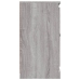 Aparador de madera contrachapada gris Sonoma 70x35,5x67,5 cm