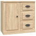 Aparador de madera contrachapada roble Sonoma 70x35,5x67,5 cm