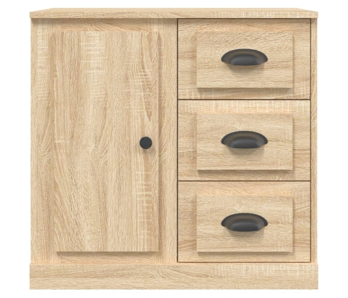 Aparador de madera contrachapada roble Sonoma 70x35,5x67,5 cm