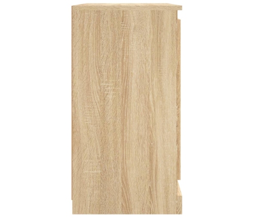 Aparador de madera contrachapada roble Sonoma 70x35,5x67,5 cm