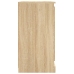 Aparador de madera contrachapada roble Sonoma 70x35,5x67,5 cm