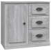 Aparador de madera contrachapada gris Sonoma 70x35,5x67,5 cm