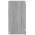 Aparador de madera contrachapada gris Sonoma 70x35,5x67,5 cm