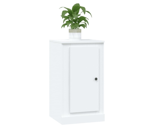 Aparadores 2 uds madera contrachapada blanco 37,5x35,5x67,5 cm