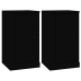 Aparadores 2 uds madera contrachapada negro 37,5x35,5x67,5 cm