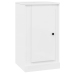 Aparadores 2 uds madera blanco brillante 37,5x35,5x67,5 cm