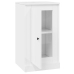 Aparadores 2 uds madera blanco brillante 37,5x35,5x67,5 cm