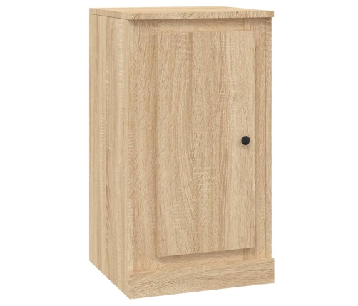 Aparador de madera contrachapada roble Sonoma 37,5x35,5x67,5 cm