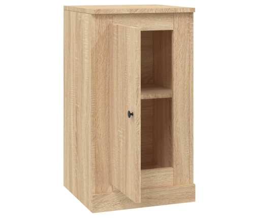 Aparador de madera contrachapada roble Sonoma 37,5x35,5x67,5 cm