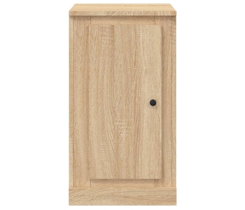 Aparador de madera contrachapada roble Sonoma 37,5x35,5x67,5 cm