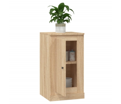 Aparadores 2 uds madera color roble Sonoma 37,5x35,5x67,5 cm