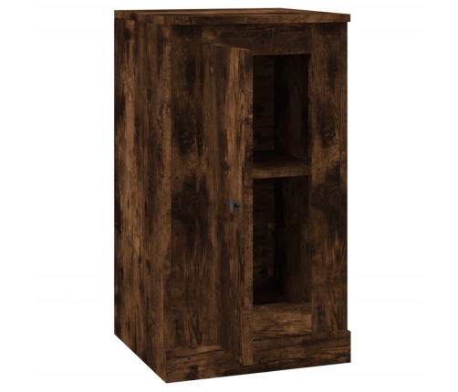 Aparador 2 uds madera contrachapada roble humo 37,5x35,5x67,5cm