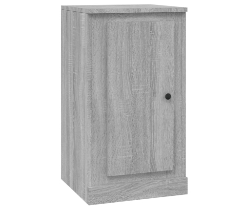 Aparador de madera contrachapada gris Sonoma 37,5x35,5x67,5 cm