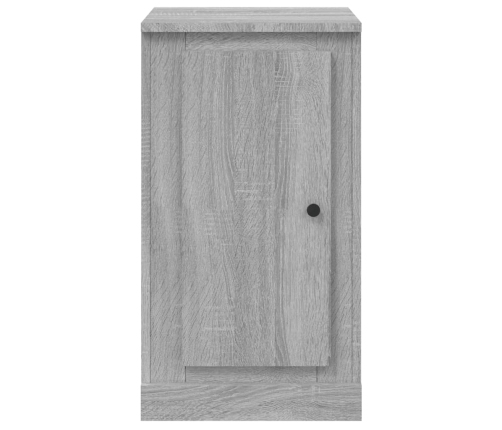 Aparador de madera contrachapada gris Sonoma 37,5x35,5x67,5 cm