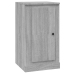 Aparadores 2 uds madera contrachapada gris 37,5x35,5x67,5 cm