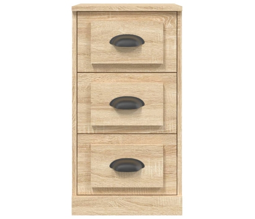 Aparador de madera contrachapada roble Sonoma 36x35,5x67,5 cm