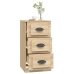 Aparador de madera contrachapada roble Sonoma 36x35,5x67,5 cm