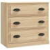 Aparador de madera contrachapada roble Sonoma 70x35,5x67,5 cm