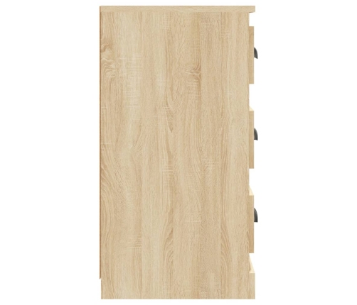 Aparador de madera contrachapada roble Sonoma 70x35,5x67,5 cm