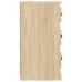 Aparador de madera contrachapada roble Sonoma 70x35,5x67,5 cm