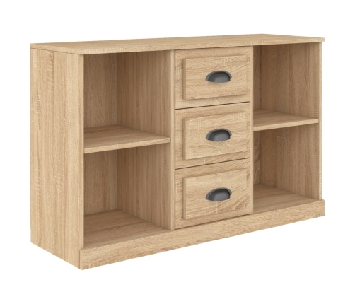 Aparador madera contrachapada roble Sonoma 104,5x35,5x67,5 cm