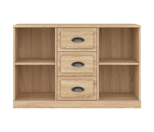 Aparador madera contrachapada roble Sonoma 104,5x35,5x67,5 cm