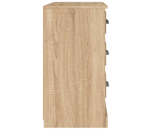 Aparador madera contrachapada roble Sonoma 104,5x35,5x67,5 cm