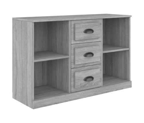 Aparador de madera contrachapada gris Sonoma 104,5x35,5x67,5 cm