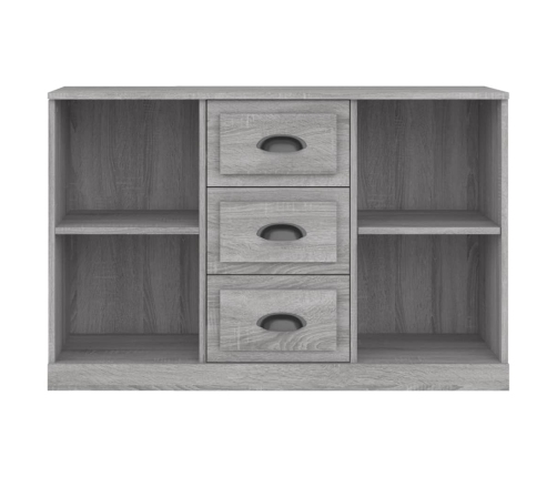 Aparador de madera contrachapada gris Sonoma 104,5x35,5x67,5 cm