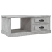 Mesa de centro madera contrachapada gris hormigón 90x50x35 cm