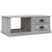 Mesa de centro madera contrachapada gris Sonoma 90x50x35 cm