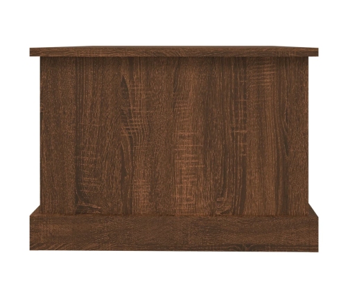 Mesa de centro madera contrachapada roble marrón 90x50x35 cm