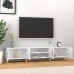 Mueble para TV madera contrachapada blanco 180x31,5x40 cm