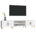 Mueble para TV madera contrachapada blanco 180x31,5x40 cm