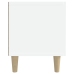 Mueble para TV madera contrachapada blanco 180x31,5x40 cm