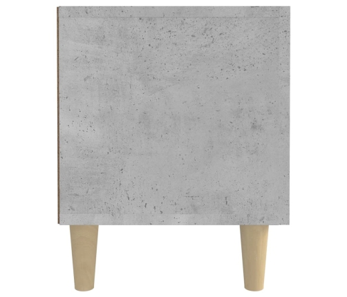 Mueble de TV madera contrachapada gris hormigón 180x31,5x40 cm