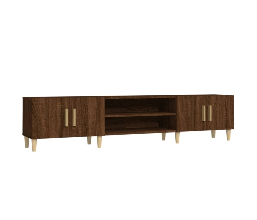 Mueble para TV madera contrachapada roble marrón 180x31,5x40 cm