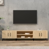 Mueble para TV madera contrachapada roble Sonoma 180x31,5x40 cm