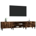 Mueble para TV madera contrachapada roble ahumado 180x31,5x40cm