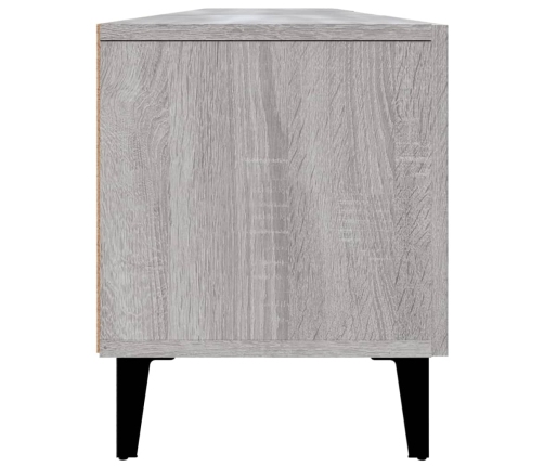 Mueble para TV madera contrachapada gris Sonoma 180x31,5x40 cm