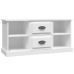 vidaXL Mueble para TV madera contrachapada blanco 99,5x35,5x48 cm