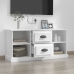 vidaXL Mueble para TV madera contrachapada blanco 99,5x35,5x48 cm