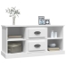 vidaXL Mueble para TV madera contrachapada blanco 99,5x35,5x48 cm