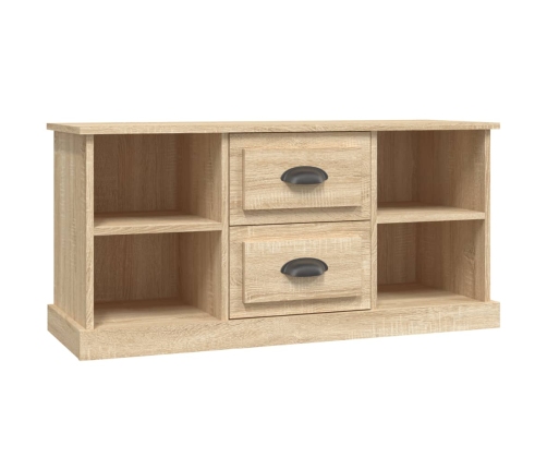 Mueble para TV madera contrachapada roble Sonoma 99,5x35,5x48cm