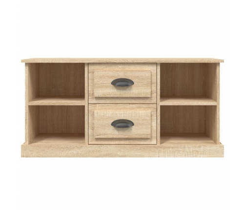 Mueble para TV madera contrachapada roble Sonoma 99,5x35,5x48cm