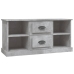 Mueble de TV madera contrachapada gris hormigón 99,5x35,5x48 cm