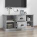 Mueble de TV madera contrachapada gris hormigón 99,5x35,5x48 cm