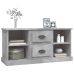 Mueble de TV madera contrachapada gris hormigón 99,5x35,5x48 cm