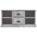 Mueble de TV madera contrachapada gris hormigón 99,5x35,5x48 cm