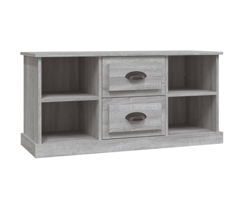 Mueble para TV madera contrachapada gris Sonoma 99,5x35,5x48 cm